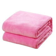 XZNGL Super Soft Warm Solid Warm Micro Plush Fleece Blanket Throw Rug Sofa Bedding