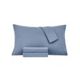 thumbnail image 1 of Sanders Washed Microfiber Solid 4 pc. Sheet Set, Full, Blue, 1 of 2