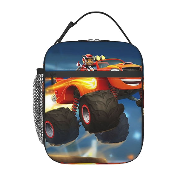 Reusable Lunch Bags Insulated Lunch Box Durable Blaze And The Monste For Office Work Picnic Travel Zipper Lunch Tote Bag