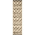 thumbnail image 4 of SAFAVIEH Paradise Bernadine Zigzag Stripes Area Rug, Mouse/Cream, 4' x 5'7", 4 of 9