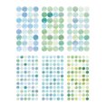 thumbnail image 2 of Cheers 6 Sheets Scrapbook Sticker Self-adhesive Removable Long-lasting Fade-resistant No Residue Multipurpose Paper Dot Pattern Hand Account Sticker for Children, 2 of 2