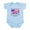 Sky Blue, variant on CafePress - Made In America With British Parts Body Suit - Baby Light Bodysuit, Size Newborn - 24 Months