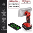 thumbnail image 7 of 30W 3300LM Strong Flashlight Camping Lanterns LED Work Light,Floodlights and Spotlights,for BBQ,Emergency,Working,Powered by Milwakee M18 18V Lithium-ion Batteries 48-11-4861 48-11-1865 48-11-1850etc., 7 of 7