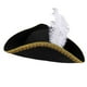 thumbnail image 3 of Sombrero pirata para fiesta temática pirata, cómodo disfraz de cosplay, accesorio fotográfico novedoso Negro, 3 of 10