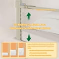 thumbnail image 2 of Corral para Bebe 1.8M, Corralito Gimnasio de Juego para Cama Plegable de Altura Ajustable de 30 Velocidades, Seguridad Botón, Adecuada para Varios Bases, 180 X 93 cm (Gris Jirafa), 2 of 8