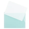 thumbnail image 4 of JAM Paper Cello Sleeves, 5 1/16 x 7 3/16, Aqua, 100/Pack, Peel & Seal, 4 of 5