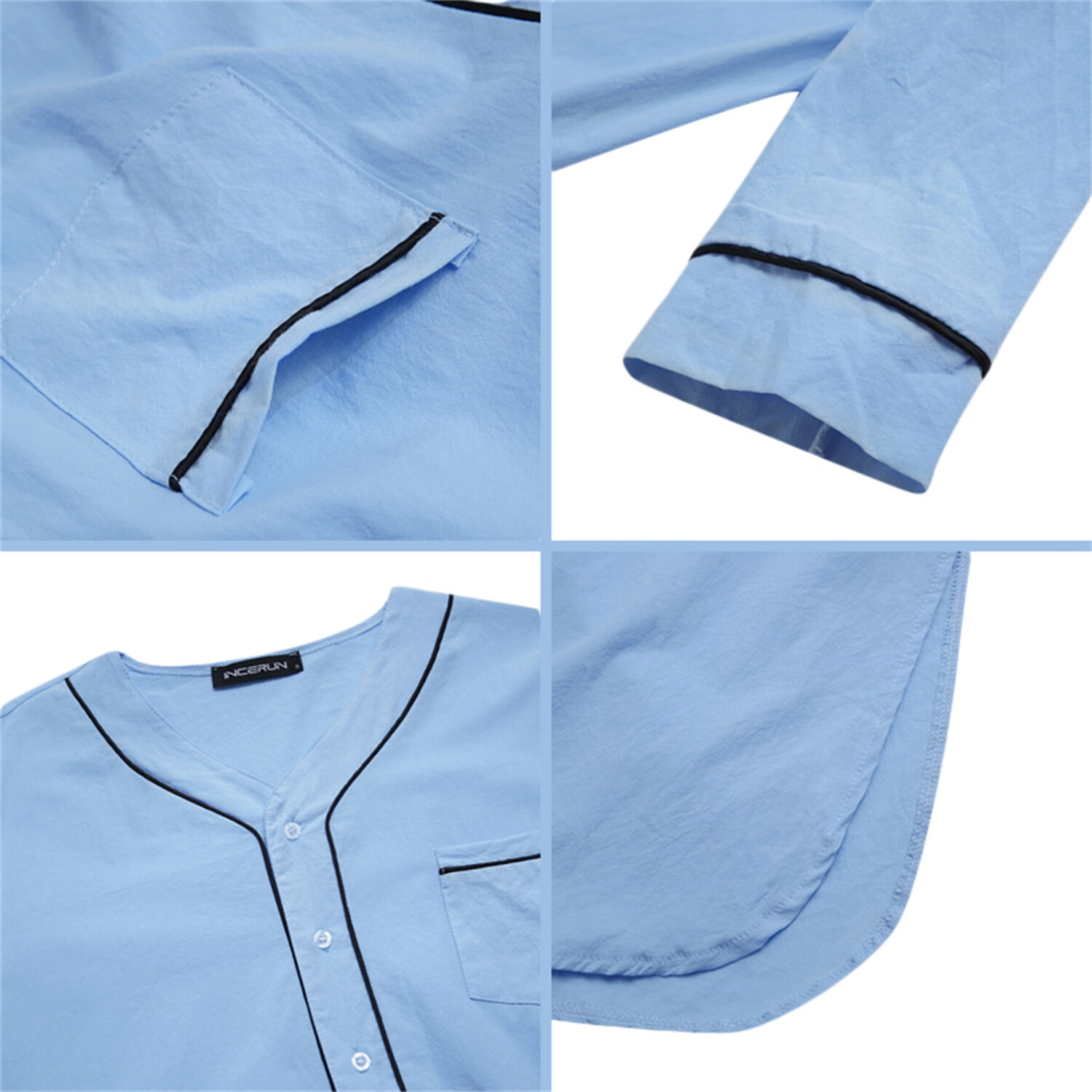 Men's RecovlR Sleep Long Sleeve Henley | Duluth Trading Company
