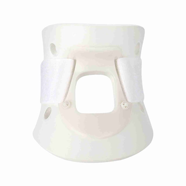 Collarín cervical transpirable, soporte para el cuello, alivio del dolor, ortesis cervical, talla L