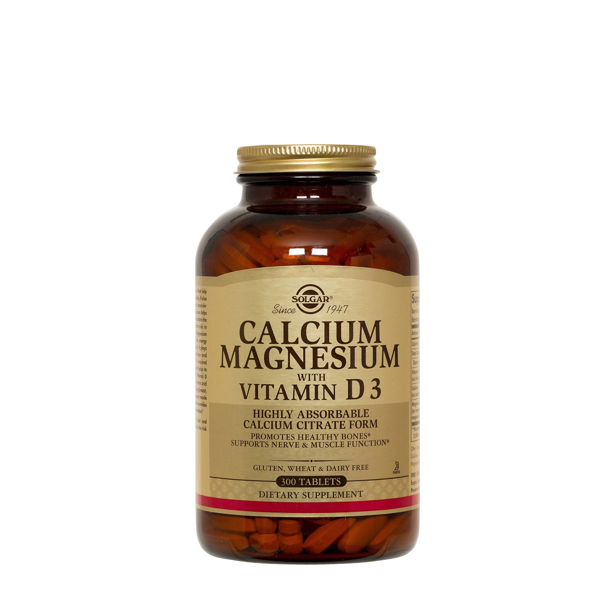 Solgar Calcium Magnesium Citrate Liquid With Vitamin D3 Natural Strawberry 16 Fl Oz Walmartcom