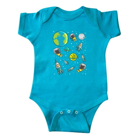 

Inktastic Space Rocket Future Astronaut Gift Baby Boy or Baby Girl Bodysuit