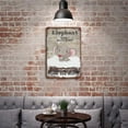 thumbnail image 5 of Vintage Iron Hanging Plate Elephant Bath Soap Metal Tin Sign Wash Your Hooves Retro Tin Sign Elephant Lovers Gift Fun Bathroom Decor Animal Wall Decor Housewarming Gift for Family 12"x8", 5 of 8