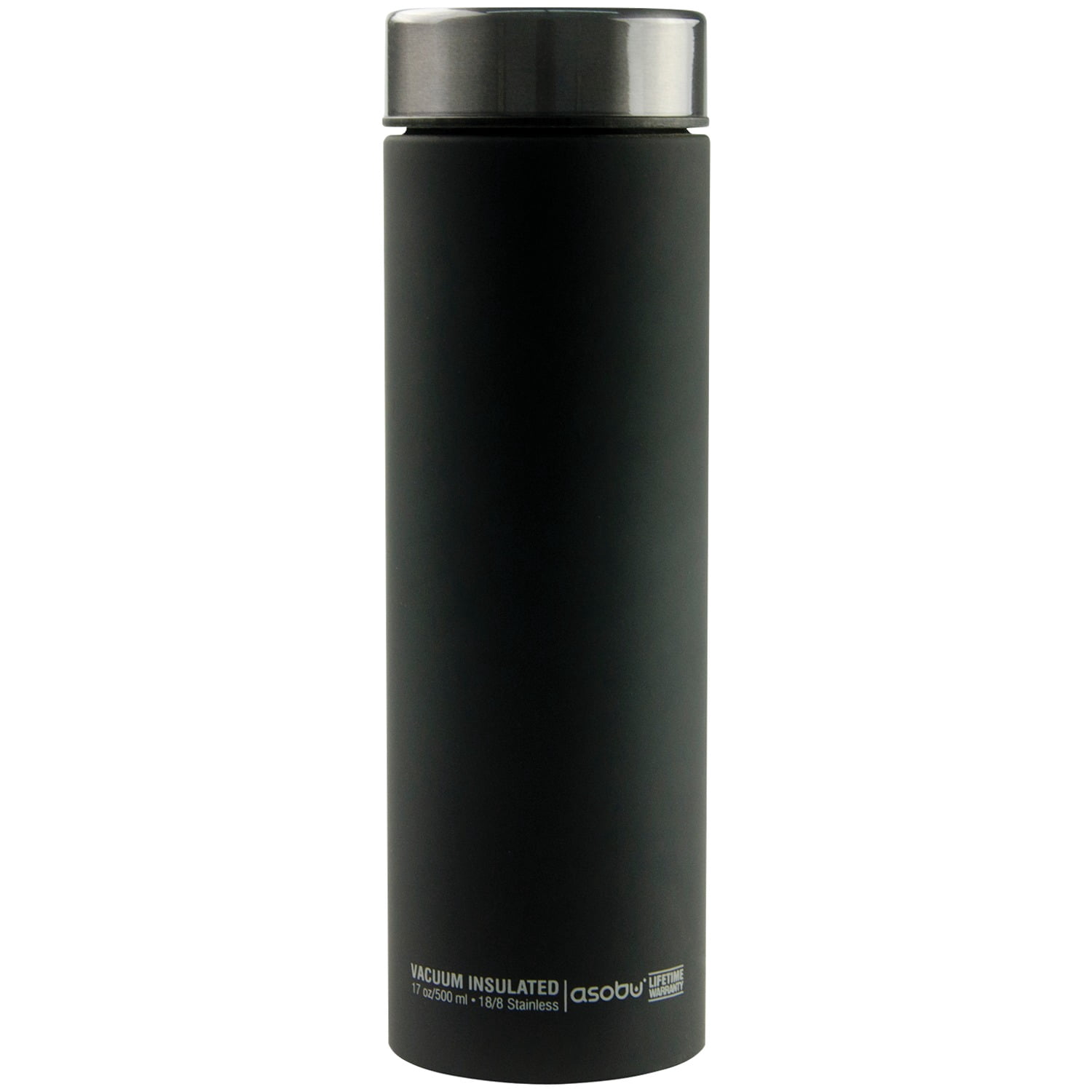 ASOBU 32-Ounce PourOver Insulated Coffee Maker (Black) & 17-Ounce Le Baton Travel Bottle (Smoke)