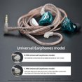 thumbnail image 4 of Audífonos Cable trenzado de cobre de alta pureza para KZ/CCA ZST ZSR Cord (C con micrófono), 4 of 5