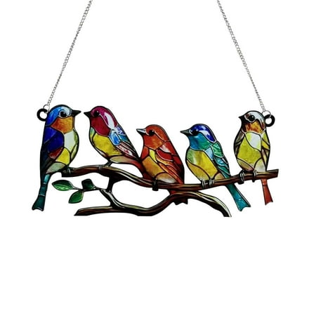 

Double Side Creative Hummingbird Pendant Hanging Garden Craft Home Pendant Decor Home Decoration Metal Arts And Crafts Color Craft Beads Chandelier Beads