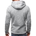 thumbnail image 3 of Chandail en Molleton Imprimé Décontracté de Sport Cardigan en Polaire à Capuche Veste de Mode, 3 of 5