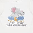 thumbnail image 4 of Inktastic My Titi Love Me to the Moon and Back Boys or Girls Baby T-Shirt, 4 of 5