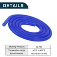 thumbnail image 6 of Unique Bargains Silicone Vacuum Tubing Hose 130PSI Max Pressure High Temperature Automotive Vacuum Line Blue 1 Pcs 4Ft 1/8" 3mm ID 3mm Thickness, 6 of 6