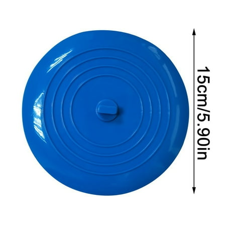 

2024 Round silicone sink plug diameter 15cm large floor drain cover water plug (yellow)