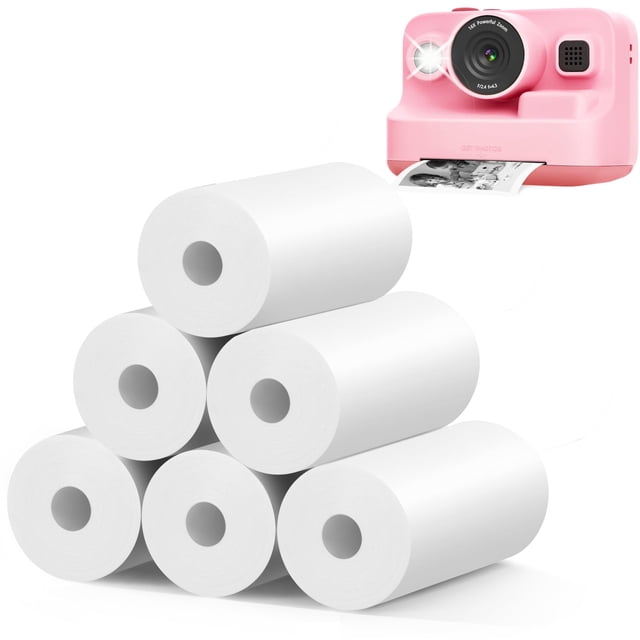 Papel de recarga instantánea para cámara MIARALA para niños (6 rollos)