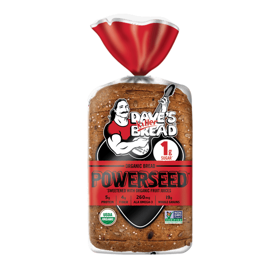 Dave's Killer Bread® Powerseed® Organic Sliced Bread Loaf, 25 oz, Shelf-Stable