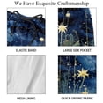 thumbnail image 4 of luoweisi Men's Beach Shorts Quick Dry Swim Trunks with Mesh Lining Plants under the Stars L, 4 of 5