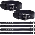 thumbnail image 2 of 6Pcs Kilt Extender Buckle Straps 16x1 Inch Imitation Leather Cuff Belt Buckles Fastener Adjustable Black Stirrup Luggage Strap Suitcase Belts for Tight Fitting Kilts Coat Jacket Bag, 2 of 9