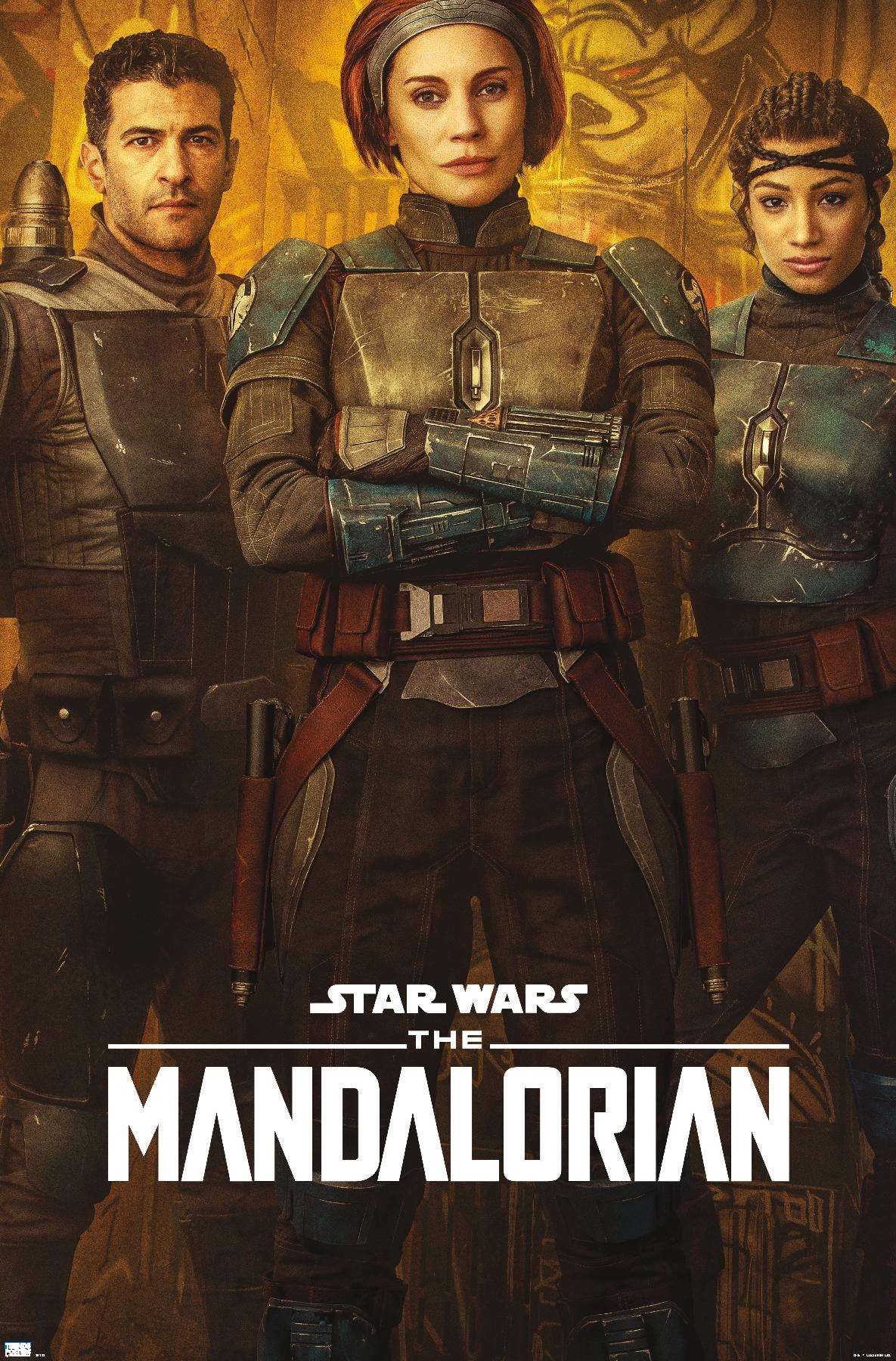 Star Wars: The Mandalorian Season 2 - Mandalorians Wall Poster, 22.375 ...