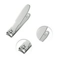 thumbnail image 3 of Unique Bargains 9 Pcs Net Pattern Nail Clippers Set Toenail Clippers Silver Tone, 3 of 6