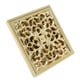 thumbnail image 5 of Desagüe de piso de inodoro, desodorante de cobre, antiolor, colador de alcantarillado de baño, cobre, 10x10cm, tipo poco profundo, 5 of 14