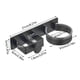 thumbnail image 5 of Estante de almacenamiento Wosthever para secador de pelo y accesorios color negro, 5 of 6