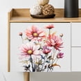 thumbnail image 1 of Vinilos decorativos de flores tropicales, fáciles de pegar y despegar | Adhesivos de vinilo para la decoración del hogar | Decoración de paredes para sala de estar, dormitorio, baño y aseo, 1 of 7