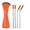 Orange, variant on 4-Pack Ultra-Long Stainless Steel Straws with Silicone Tips, Reusable Metal Drinking Straws for 30-40 Oz Tumblers, Straight & Bent , 2 Straight Tubes 2 Curved Tubes 1 Straw Brush 1 Storage Bag