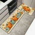 thumbnail image 4 of PEIBang Non-Slip Kitchen Rugs Set 2-Piece 16.00x24.00in + 16.00x48.00in Polyester Floor Mats with Rubber Backing,Absorbent Washable Low Pile Multicolor Decor for Sink Entryway Dining Room, 4 of 6