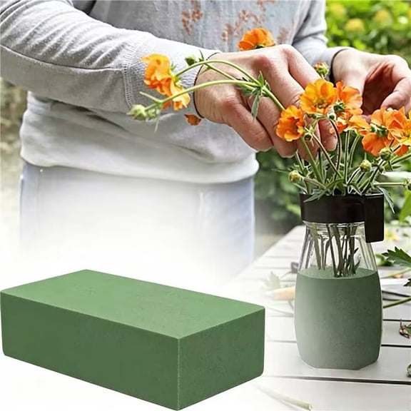 Goodw7 Florist Bricks, Wet Foam Blocks for Fresh and Artificial Flowers, Absorbent Phenolic Foam for Wedding Centerpieces and Home Decor Arrangements