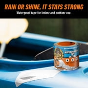 Gorilla Glue White Waterproof Patch and Seal Repair and Sealant Tape, 10 Foot Roll