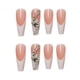 thumbnail image 1 of French Fake S Press On Rhinest S Square Acrylic S - Tips 24 Pcs, 1 of 4
