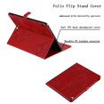 thumbnail image 3 of Dteck Folio Case For iPad Pro 12.9 inch 2018 release, Lightweight Embossed Butterfly PU Leather Flip Stand Case Cover with Card/Stlylus Holder,Red, 3 of 4