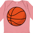 thumbnail image 4 of Inktastic Basketball Sports Ball Boys or Girls Long Sleeve Baby Bodysuit, 4 of 5