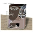 thumbnail image 3 of 12 Pack Brochure Holder Wall Mount or Countertop 5.5" Wide with Attached 3.5" x 2" Business Card Pocket Bi Fold Menus Literature Display Clear Acrylic Holder for Retailers, 3 of 7