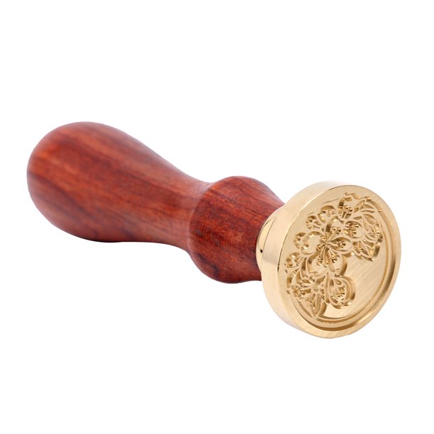 Wdftyju Retro madera sello planta lacre boda sello decorativo regalos (C133) Wdftyju 3kk5rl4he6se5sd6D01
