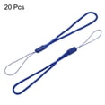 thumbnail image 3 of Uxcell 18cm Portable Item Nylon Cord Lanyards Hand Wrist Strap String Dark Blue 20 Pack, 3 of 6