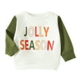 thumbnail image 1 of Gibobby Playera Térmica Ligera Niños pequeños bebés niñas niños otoño árbol de Navidad estampado camisetas de manga larga ropa para niños(Multicolor, 3-6 Meses), 1 of 5