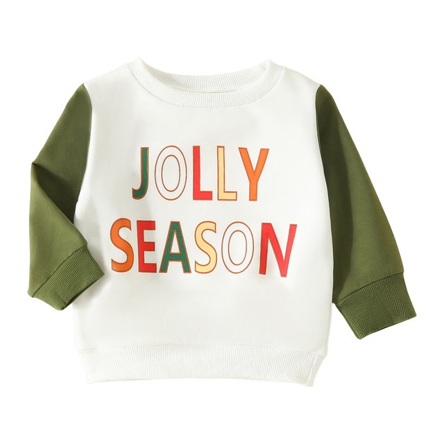 Gibobby Playera Térmica Ligera Niños pequeños bebés niñas niños otoño árbol de Navidad estampado camisetas de manga larga ropa para niños(Multicolor, 3-6 Meses)