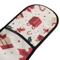 thumbnail image 4 of Yayeee Double Oven Mitt Kitchen Heat Resistant Baking 35" x7" Quilted Glove, Red Christmas Gift Pattern, 4 of 6