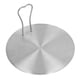 thumbnail image 3 of Placa difusora de calor Placa de inducción de acero inoxidable Adaptador difusor de cocina de inducción eléctrica para cocina casera 18# 17,5 cm/6,9 pulgadas, 3 of 10
