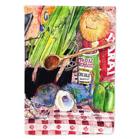 Gumbo and Potato Salad Garden Flag 8825