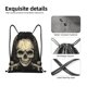 thumbnail image 4 of Fotbe Gothic Winged Skull Bolsa Mochila con Cordón Estampada, Bolsa de Gimnasio Deportiva, Bolsa Cinch, Bolsa con Cordón para Hombres y Mujeres-Small, 4 of 6