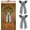 Size 5"x70", variant on Striped Wreath Sash for Front Door, Nylon Wreath Ribbon for Porch, Entryway and Home Decor
