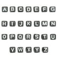thumbnail image 1 of Bamboohart 100Pcs English Letters Beads DIY Square Beads Children Acrylic Jewelry Accessory, 1 of 10