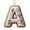 A, variant on LEFXSMR Letter Ornaments, Festive White Gingerbread Hanging Christmas Decorations Gifts, 3.1" Letter Ornaments for Christmas Tree Home Decor